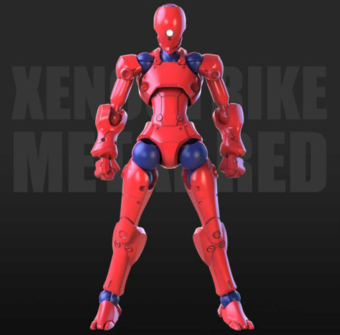 『3 min projectシリーズ』011_SHEIK MAINLAND 強攻異人 1/18スケールプラスチックモデルキット(レッド)